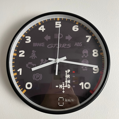 Porsche Speedometer Clock